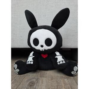 Skelanimals Jack the Rabbit 8" Plush - Goth Skeleton Bunny